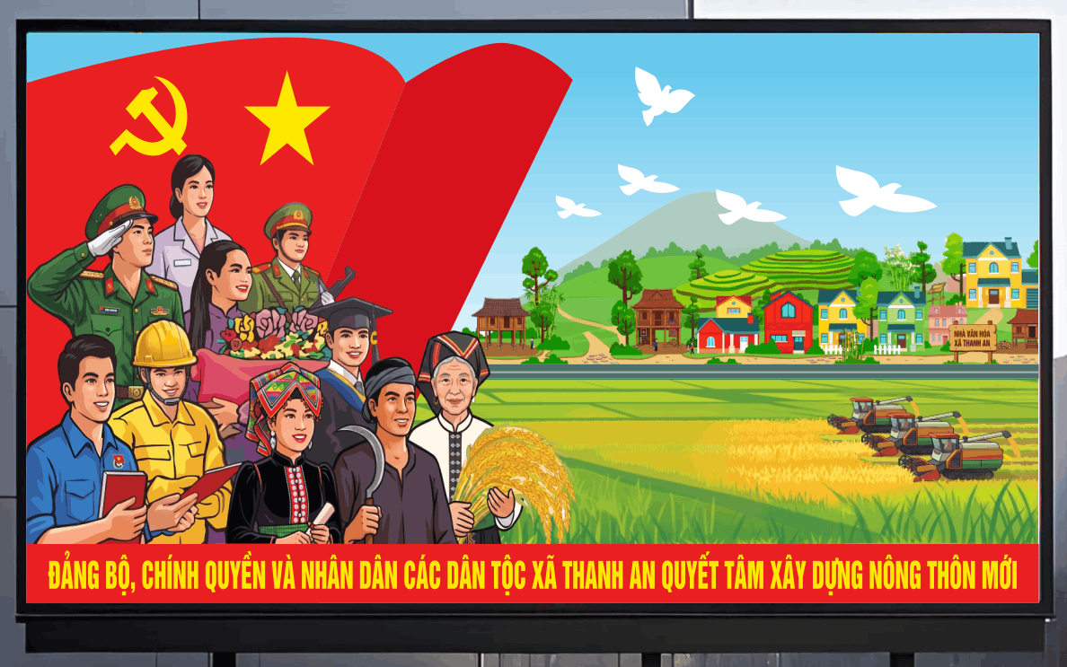 Pano tuyên truyền xây dựng nông thôn mới 2026
