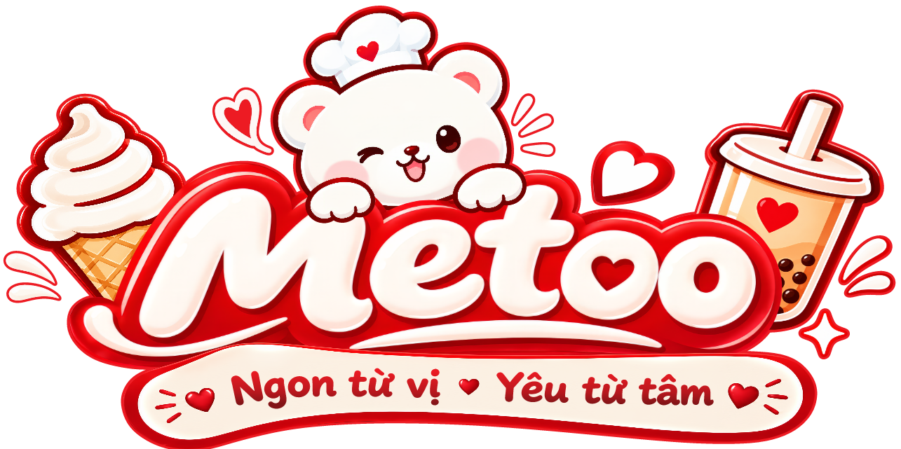 Logo metoo ngon từ vị - yêu từ tâm file corel