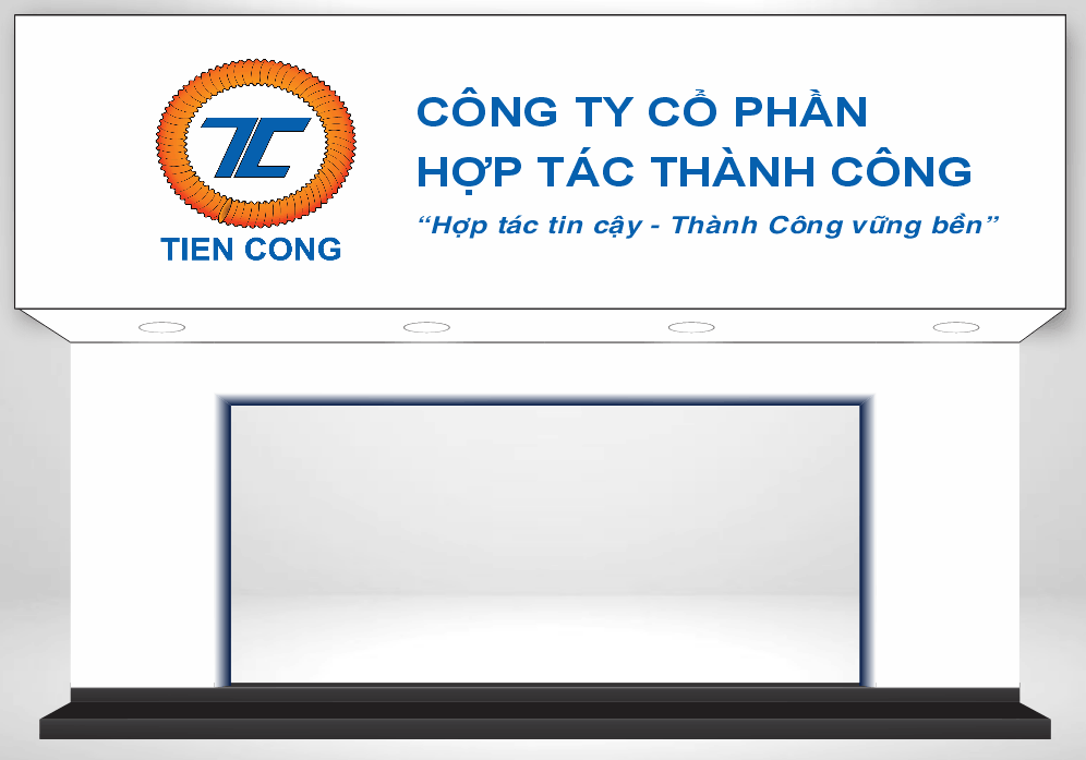 Bảng biển Công ty cổ phần hợp tác thành công