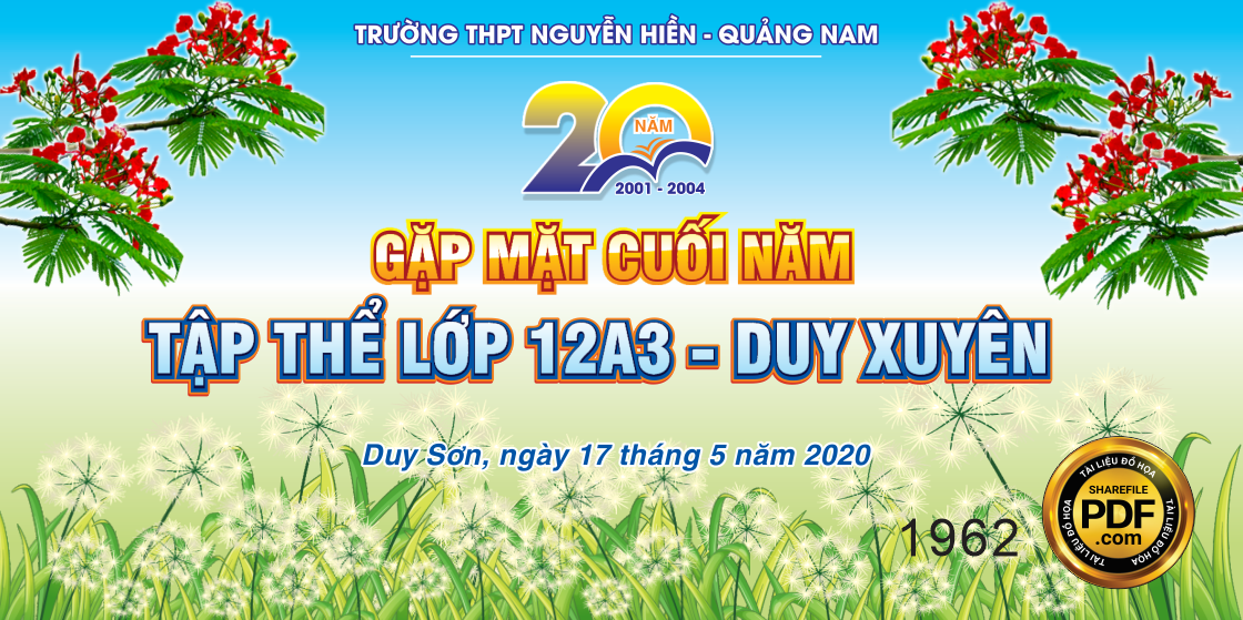 Market gặp mặt cuối năm tập thể lớp 12A3 - Duy Xuyên