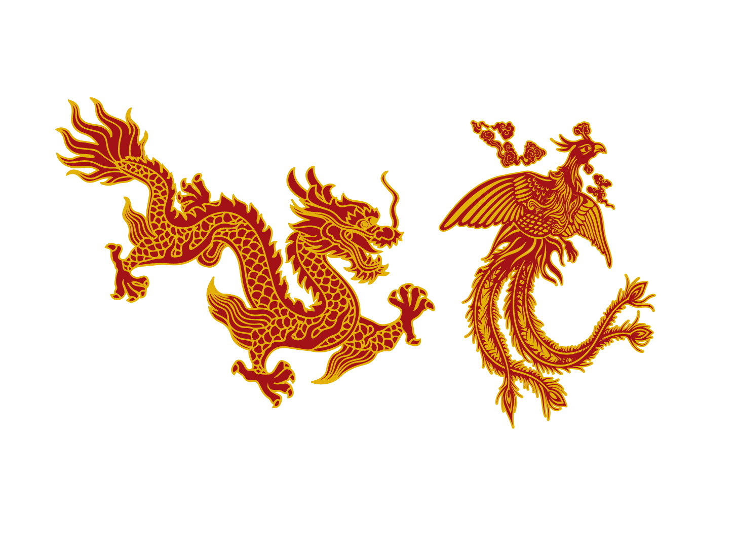 257 vector doi rong phuong cuoi hoi wedding.png