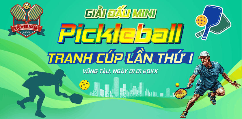 Market giải đấu mini pickleball tranh cup #3 file cdr