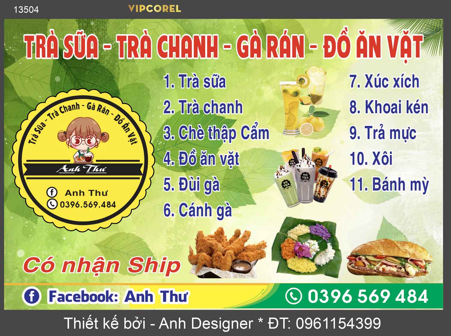 anh thu - tra sua- tra chanh - ga ran - do an vat.jpg