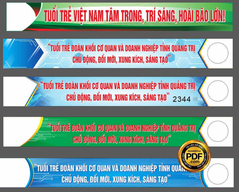 Băng rôn chào mừng đại hội Đoàn TNCS Hồ Chí MInh nhiệm kỳ 2022 - 2027