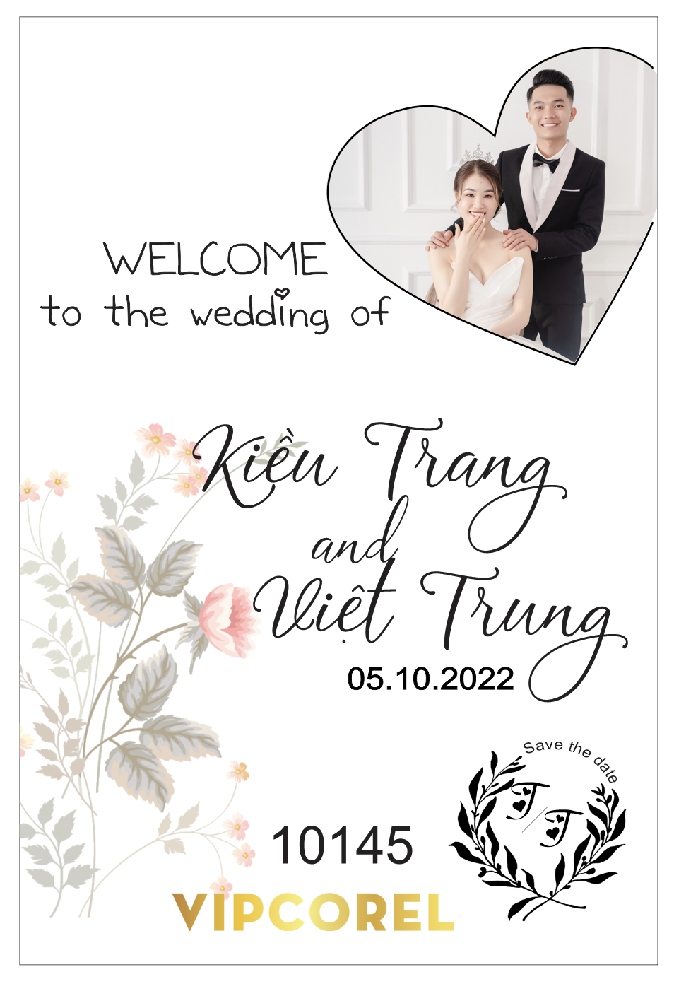 bang ten cuoi welcome to the wedding of.png