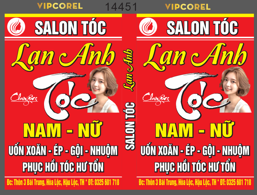 Biễn vẫy Salon Tóc Lan Anh - chuyên tóc nam nữ