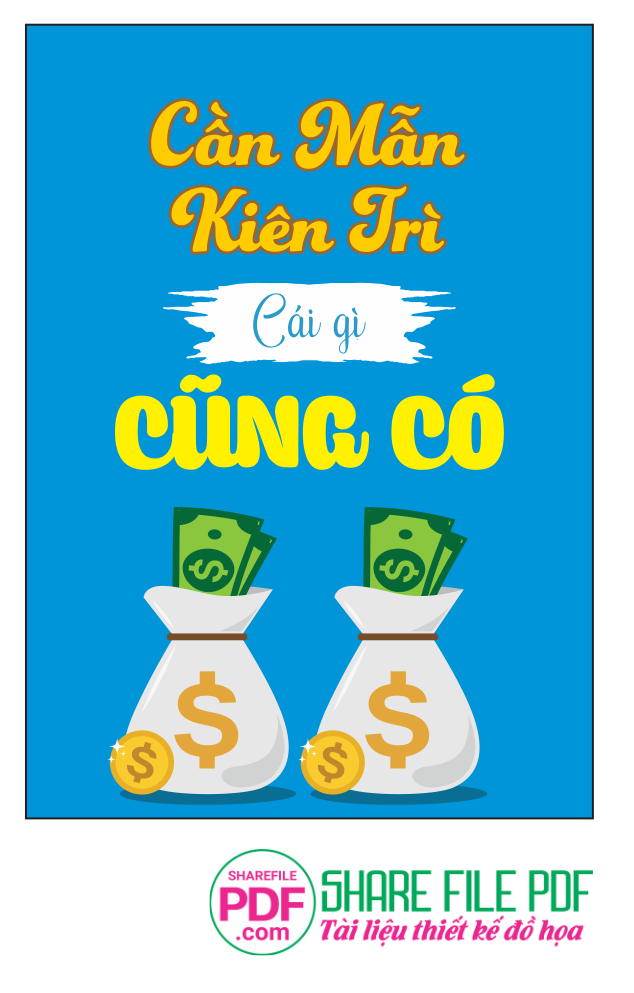 Cần mẫm kiên trì cái gì cũng có file vector PDF