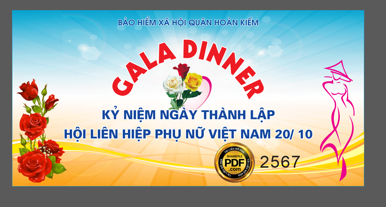 Market Gala dinner kỷ niệm ngày thành lập hội LHPN Việt Nam