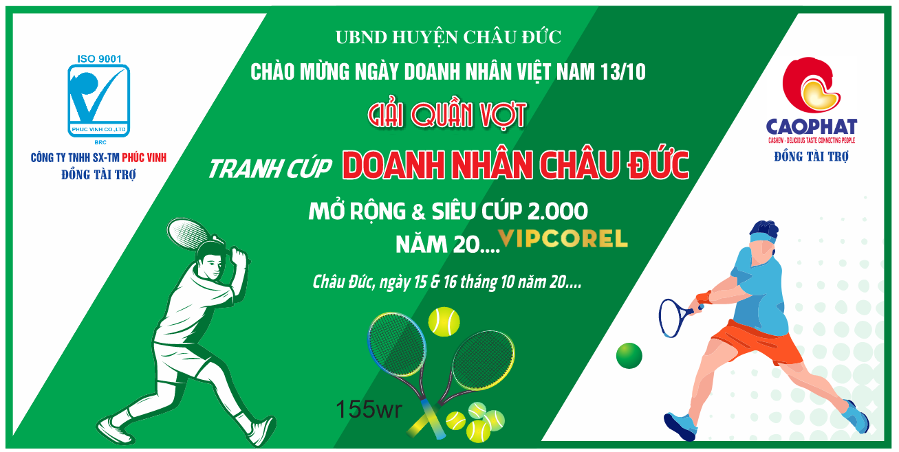 Market giải quần vợt tranh cúp Doanh nhân file corel