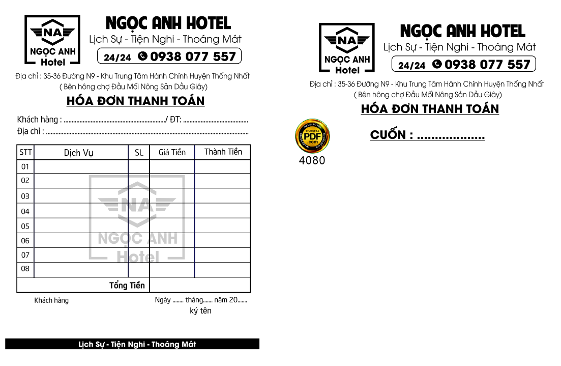 hoa don thanh toan ngoc anh hotel.png