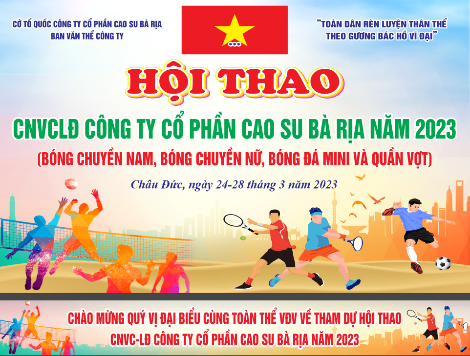 Market Hội thao bóng chuyền nam - nữ, quần vợt