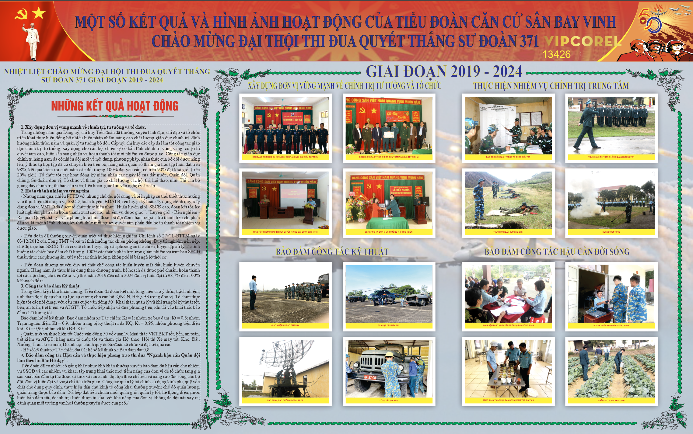 inh anh hoat dong cua tieu doan chao mung dai hoi.png