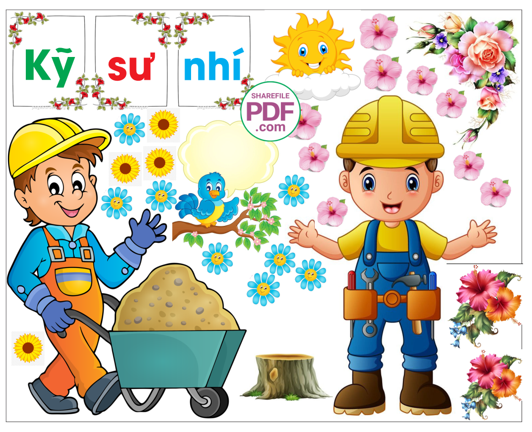Trang trí phòng học - Kỹ sư nhí