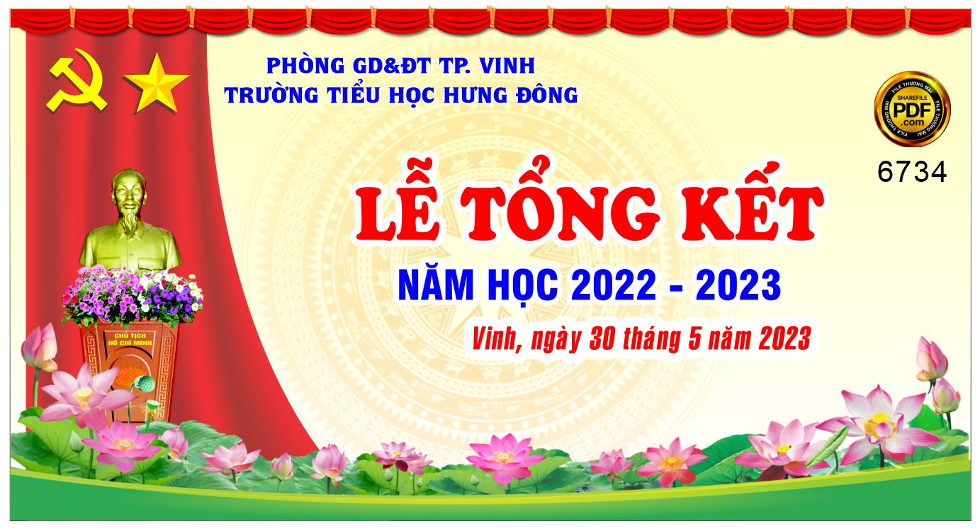Market Lễ tổng kết năm học trường tiểu học Hưng Đông