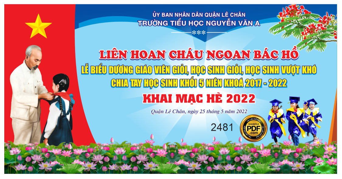 Market Liên hoan cháu ngoan Bác Hồ - Lễ biểu dương...
