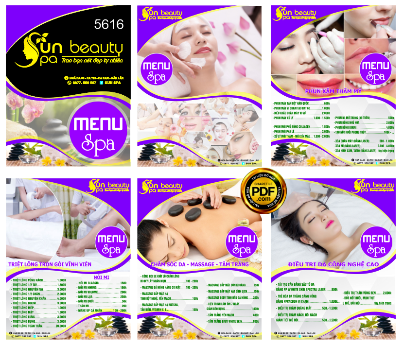 menu sun spa beauty - trao ron net dep tu nhien.png