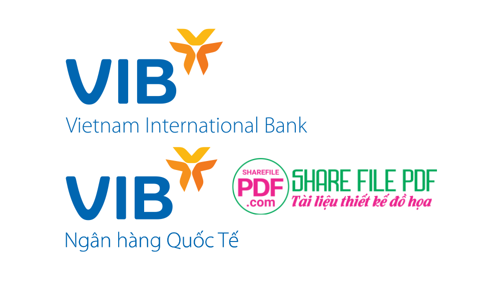 Logo ngân hàng VIB file vector PDF  Thư viện file thiết kế đồ họa
