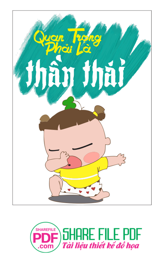 Quan trọng phải là thần thái file vector PDF