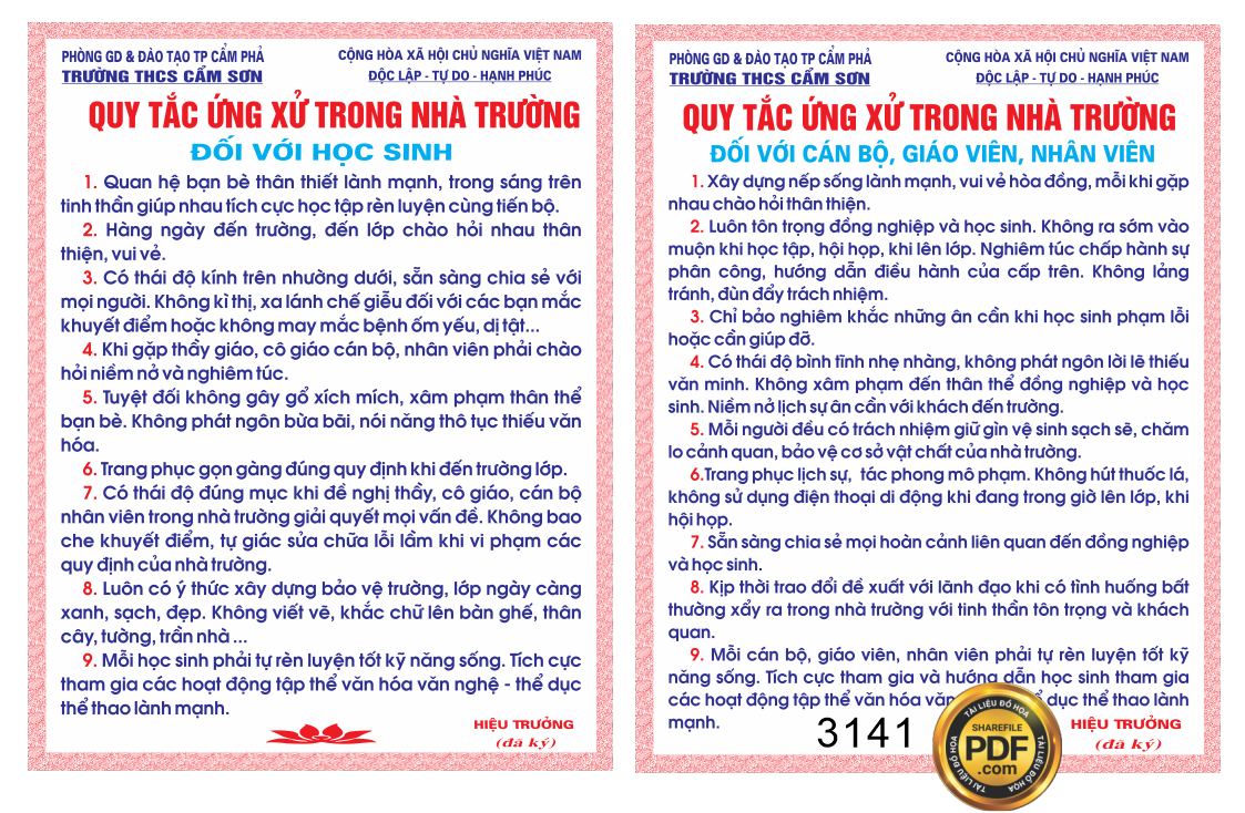 quy tac ung xu trong nha truong voi hoc sinh - truong thcs cam son.png
