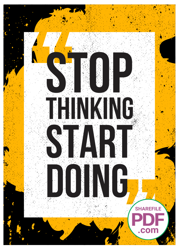 Stop thinking strat doing