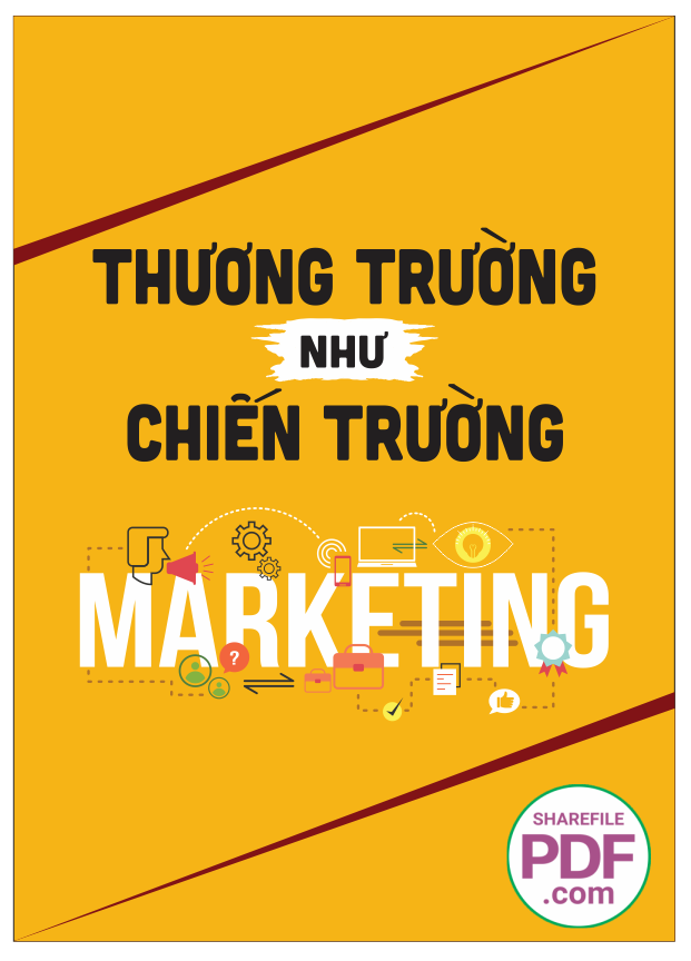 Thương trường như chiến trường marketing file vector PDF