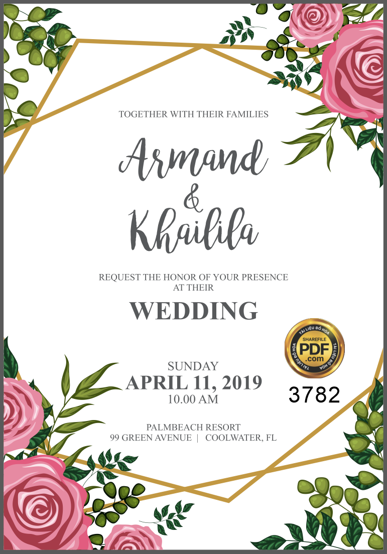 Vector wedding Invitation #17.png