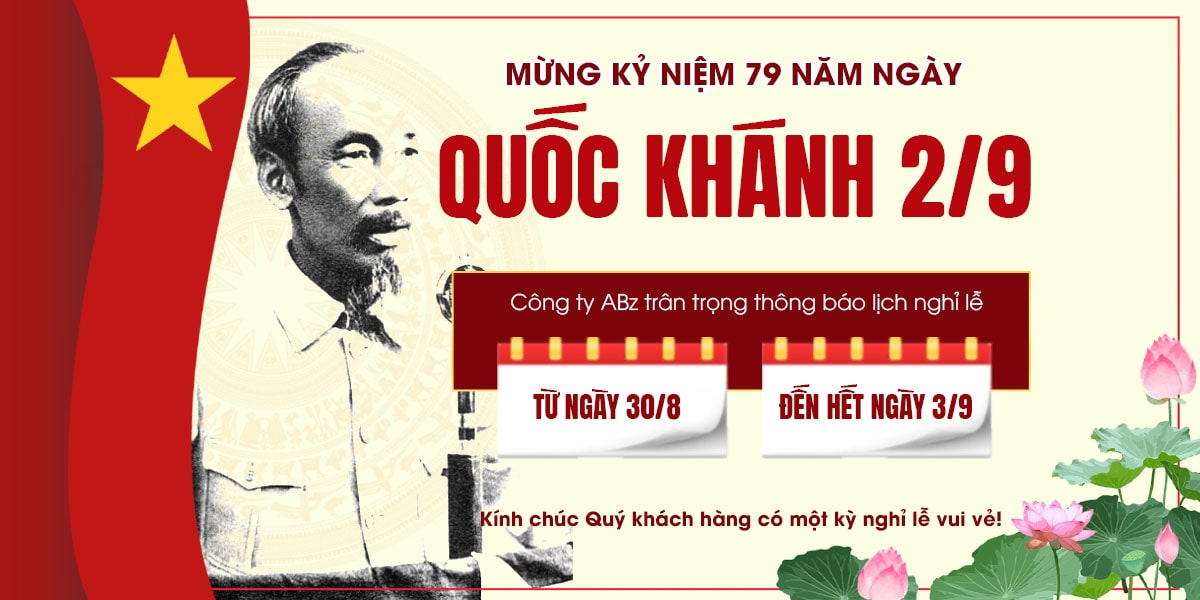 Banner nghỉ lễ Quốc Khánh 2.9 file Photoshop