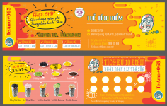 Card visit Thẻ tích điểm trà sữa file PDF & CDR