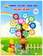 Nội quy lớp học trường tiểu học Thanh Bình file PDF & CDR