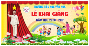 Trường tiểu học Vân Hòa - Lễ Khai Giảng file PDF & CDR