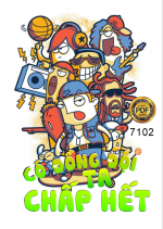 Mẫu in áo thun "có đồng đội ta chấp hết" file corel
