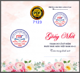 Giấy mời 20-11 trường THPT Phương Sơn file corel