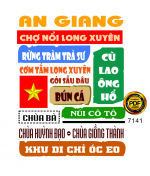 Mẫu in áo du lịch tỉnh An Giang file corel