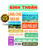 Mẫu in áo du lịch tỉnh Bình Thuận file corel