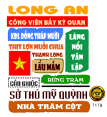 Mẫu in áo du lịch tỉnh Long An file corel