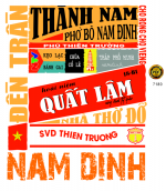 Mẫu in áo du lịch tỉnh Nam Định file corel