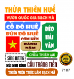 Mẫu in áo du lịch tỉnh Thừa Thiên Huế file corel