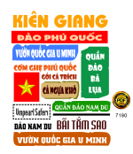 Mẫu in áo du lịch tỉnh Kiên Giang file corel