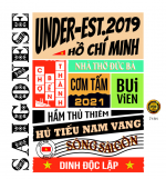 Mẫu in áo du lịch Thành phố Hồ Chí Minh file corel