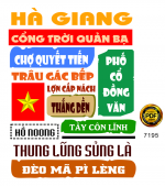 Mẫu in áo du lịch tỉnh Hà Giang file corel