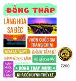 Mẫu in áo du lịch tỉnh Đồng Tháp file corel