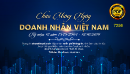 Chào mừng ngày doanh nhân Việt Nam 13-10 PSD