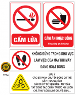 Biển cảnh báo nguy hiểm cho công ty file corel