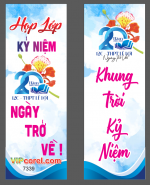 Phướn thả họp lớp kỷ niệm 20 năm ngày trở về