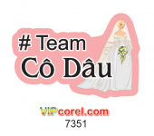 Hashtag wedding đám cưới #Team Cô Dâu file PDF