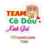 Hashtag cầm tay Team cô dâu xinh gái file PDF