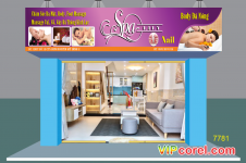 Biển QC Body Đá Nóng - spa lily Nail #2 file corel