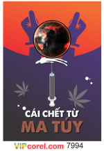 Pano tuyên truyền cái chết từ ma túy file corel