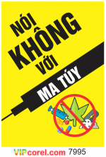 Pano tuyên truyền Nói không với ma túy file corel
