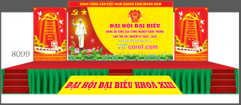 Market Đại hội đại biểu Đảng bộ cục CNQP file corel